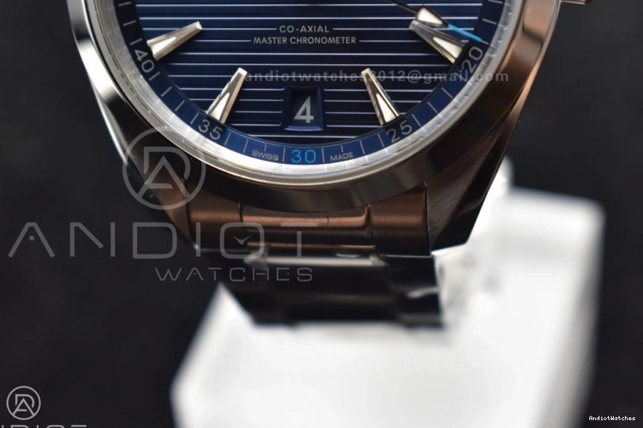 Edition A Best Terra Bracelet On Aqua 1:1 Blue QuickDry SS 504 VSF Dial SS 150M 0903